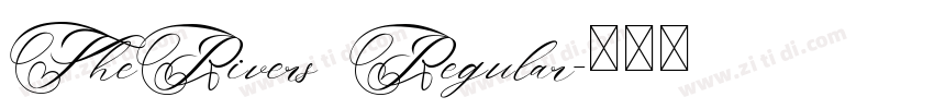 TheRivers Regular字体转换